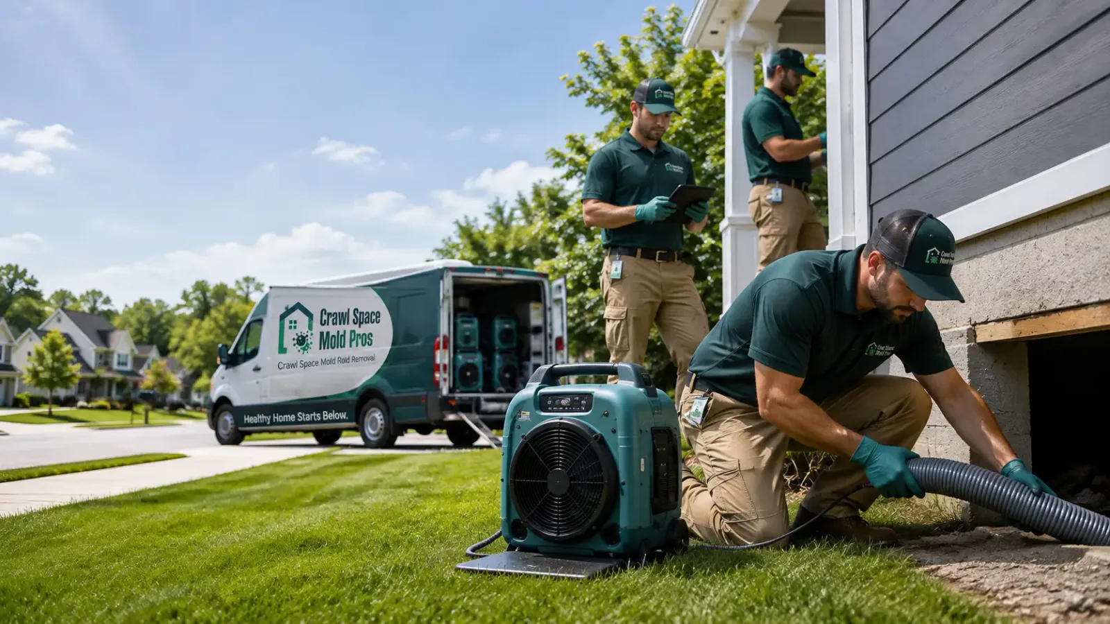 Crawl Space Mold Removal in Kerby, OR